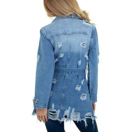 Damen Jeansjacke von Colorful Premium Gr. S/36 - blue