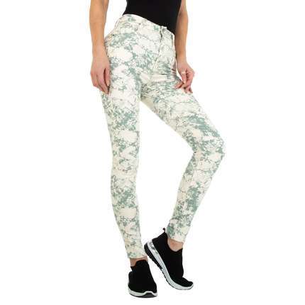 Damen High Waist Jeans von Daysie - green