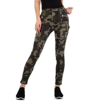 Damen Skinny Jeans von Daysie Gr. XS/34 - armygreen