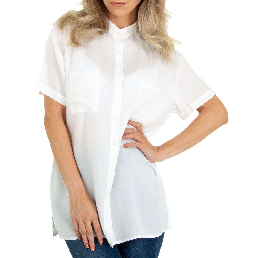 Bluză cămașă pentru femei marca METROFIVE - albă