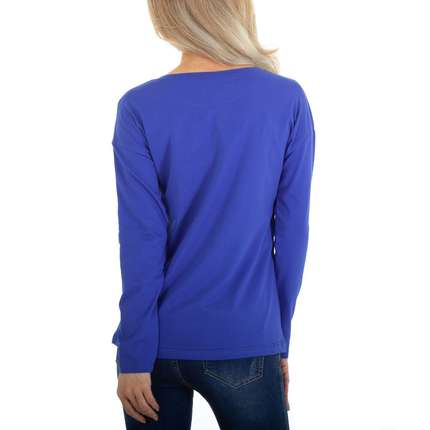 Damen Langarmshirt von Metrofive - blue