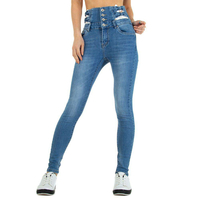 Damen High Waist Jeans von M.Sara - blue