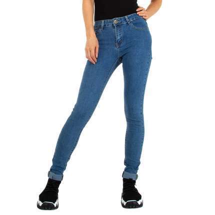 Damen Skinny Jeans von Miss Curry Gr. 26 - blue