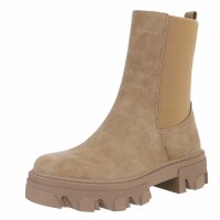 Damen Chelsea Boots - khakipu