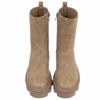 Damen Chelsea Boots - khakipu