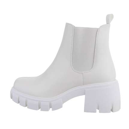 Damen Chelsea Boots - white Gr. 36