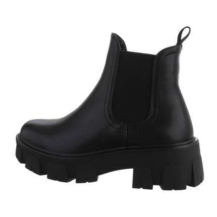 Damen Chelsea Boots - blackpu Gr. 36