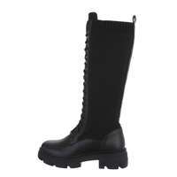 Damen Schnrstiefel - black