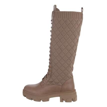 Damen Schnrstiefel - khaki