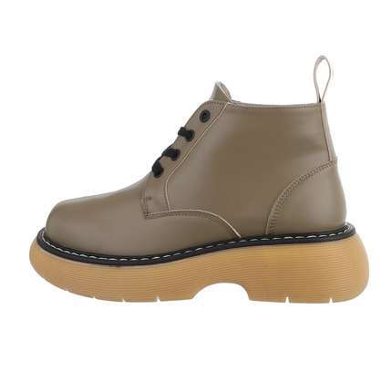 Damen Schnrstiefeletten - khaki