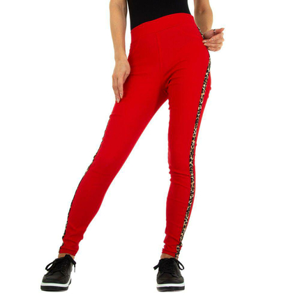 Damen Jeggings von Fashion Design - red