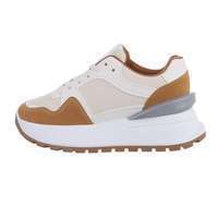 Damen Low-Sneakers - beige