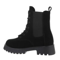Damen Schnürstiefeletten - black