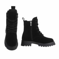 Damen Schnürstiefeletten - black