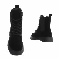 Damen Schnürstiefeletten - black