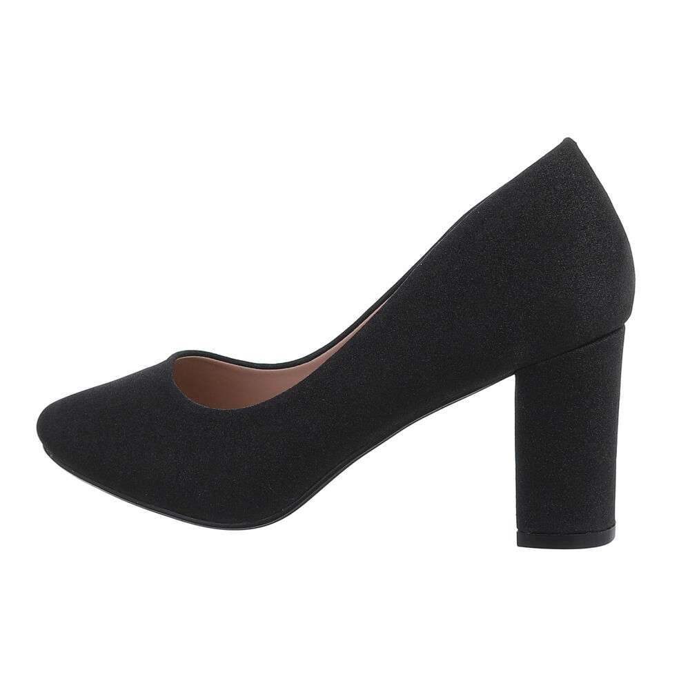 Pantofi cu toc înalt pentru dame - negru - image 1