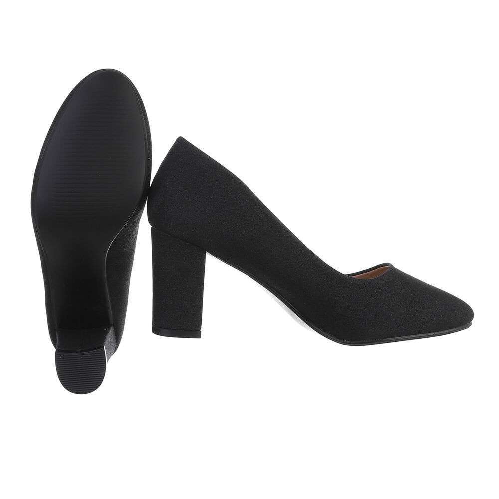 Pantofi cu toc înalt pentru dame - negru - image 2