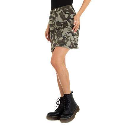 Damen Minirock von M.SARA - armygreen