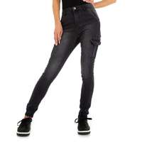Damen High Waist Jeans von M.SARA - black