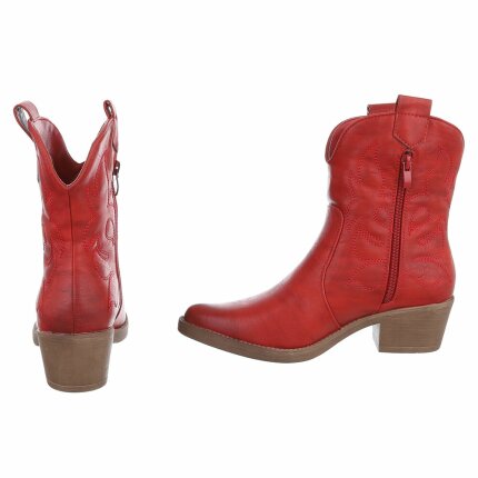 Damen Western- & Bikerboots - redpu