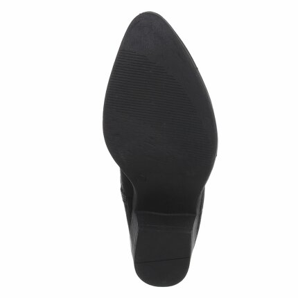 Damen Western- & Bikerboots - blacksuede