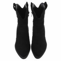 Damen Western- & Bikerboots - blacksuede