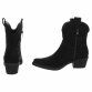 Damen Western- & Bikerboots - blacksuede