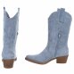 Damen Western- & Bikerboots - bluesuede - 12 Paar