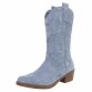 Damen Western- & Bikerboots - bluesuede Gr. 37