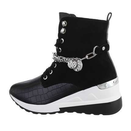 Damen Keilstiefeletten - black