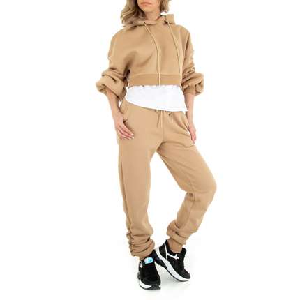 Damen Zweiteiler von Emma Ashley - khaki