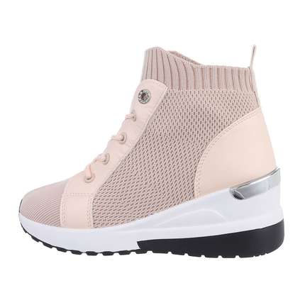 Damen Keilstiefeletten - pink