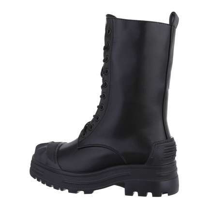 Damen Schnrstiefel - black