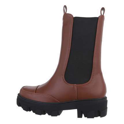 Damen Chelsea Boots - brown Gr. 36