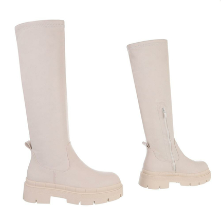 Damen Klassische Stiefel - beige