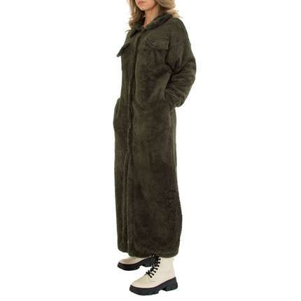Damen leichter Mantel  von Emma Ashley - armygreen