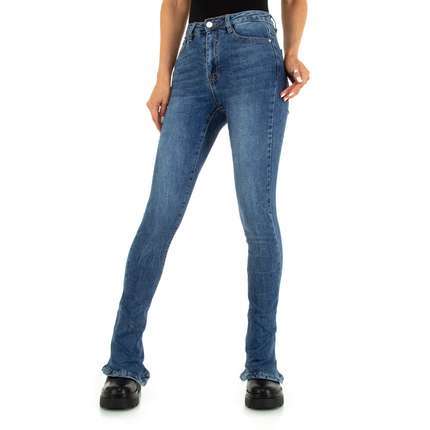 Damen Bootcut Jeans von Laulia - blue
