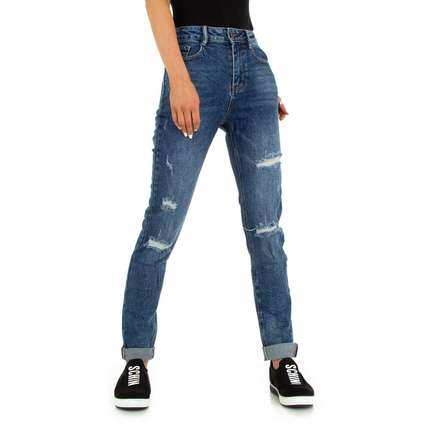 Damen High Waist Jeans von - blue