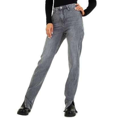 Damen High Waist Jeans von Laulia - grey