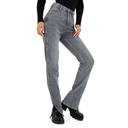 Damen High Waist Jeans von Laulia - grey