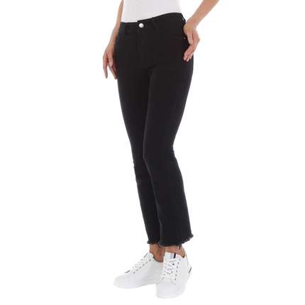 Damen Bootcut Jeans von Laulia - black