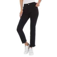 Damen Bootcut Jeans von Laulia - black