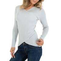 Damen Strickpullover von Glo Story - L.grey