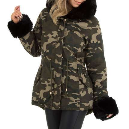 Damen Winterjacke von Egret Style - armygreen