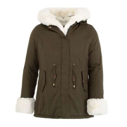 Damen Winterjacke von Egret Style Gr. XXL/44 - khaki