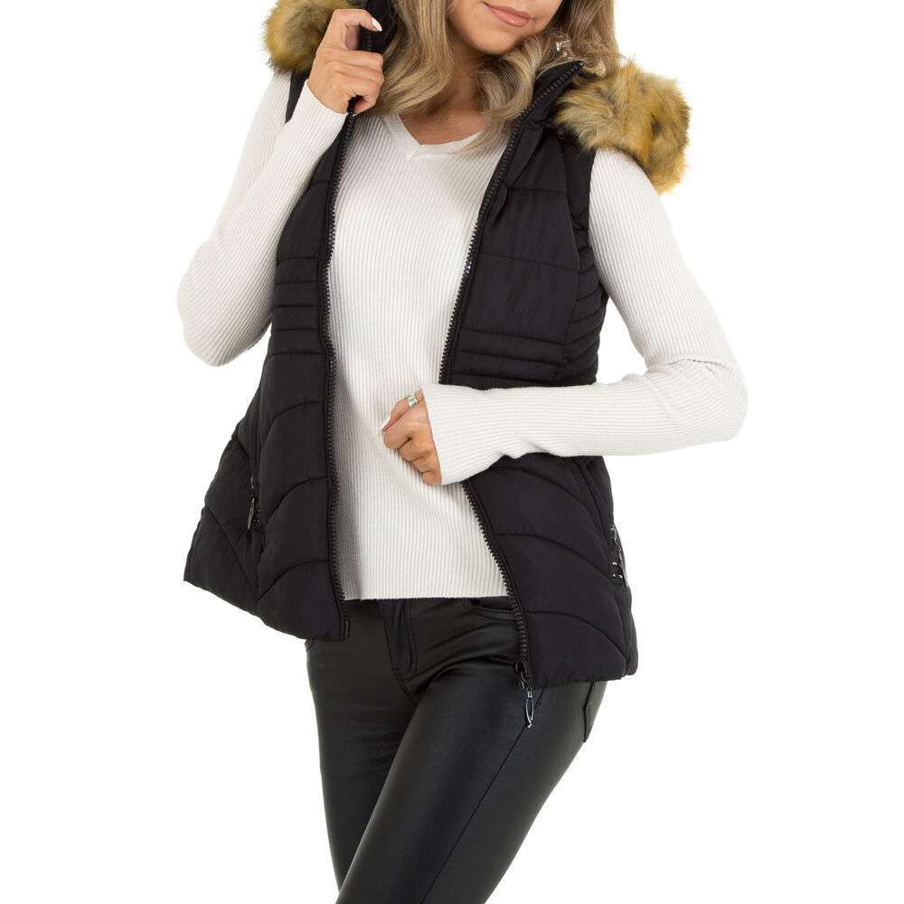 Jachetă de toamnă - primăvară pentru damă Weste marca Egret Style - negru - image 4