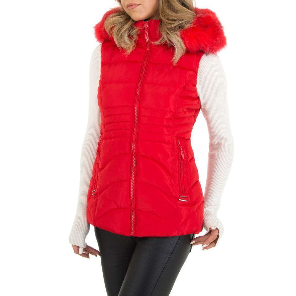 Jachetă de toamnă - primăvară pentru damă Weste marca Egret Style - roșu - image 1