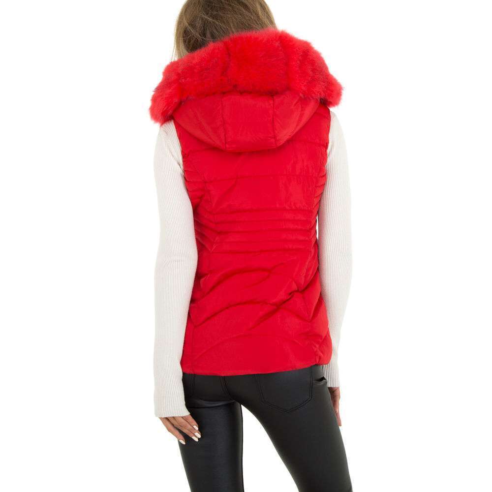 Jachetă de toamnă - primăvară pentru damă Weste marca Egret Style - roșu - image 3