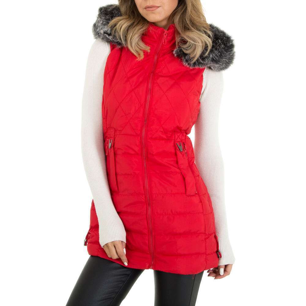Jachetă de toamnă - primăvară pentru damă Weste marca Egret Style - roșu - image 1