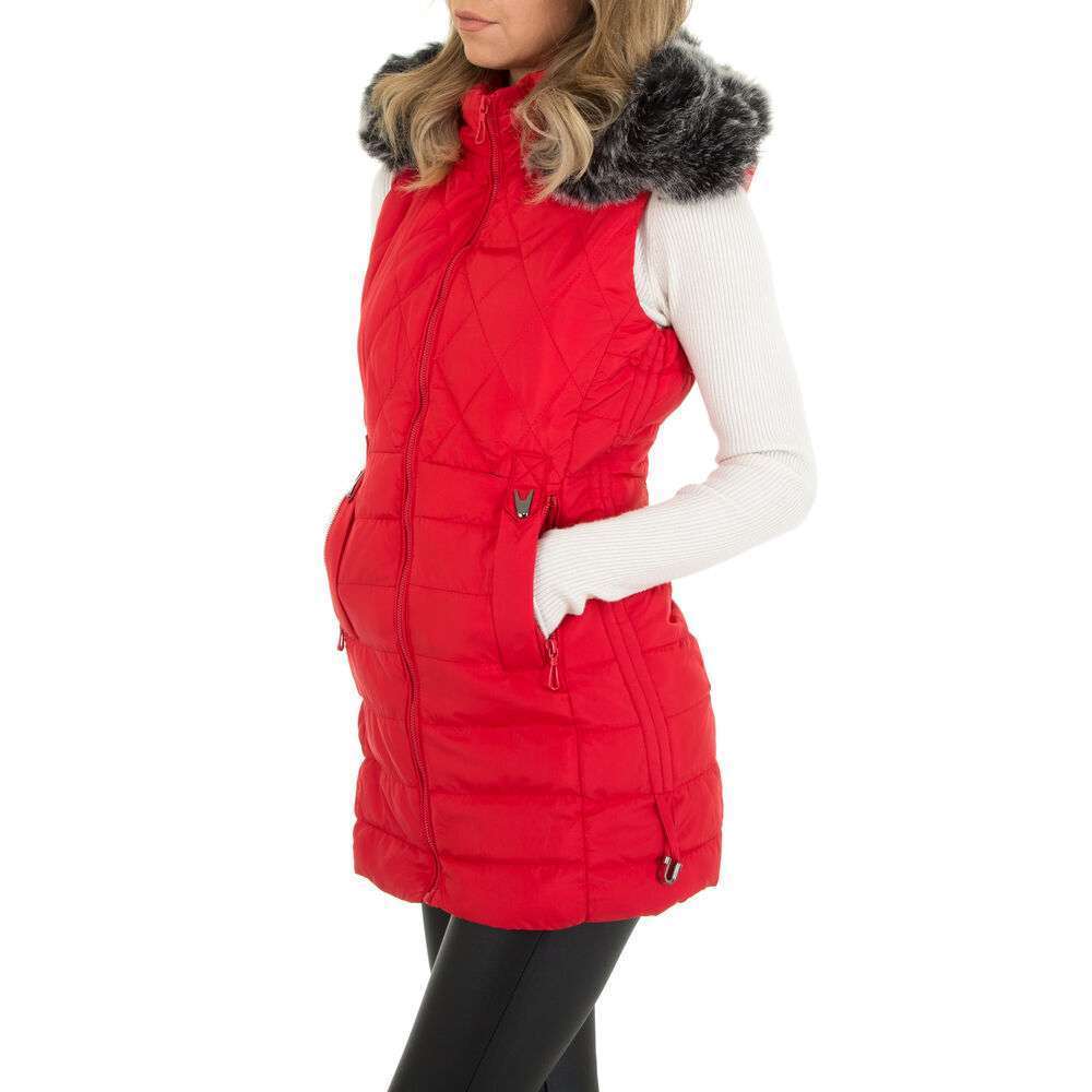 Jachetă de toamnă - primăvară pentru damă Weste marca Egret Style - roșu - image 2